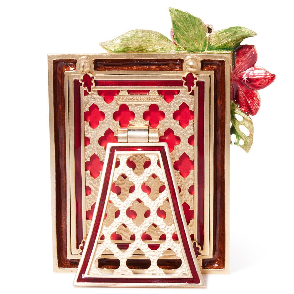 Jay Strongwater Tropical Flower Frame 3” X 4”, alternate view