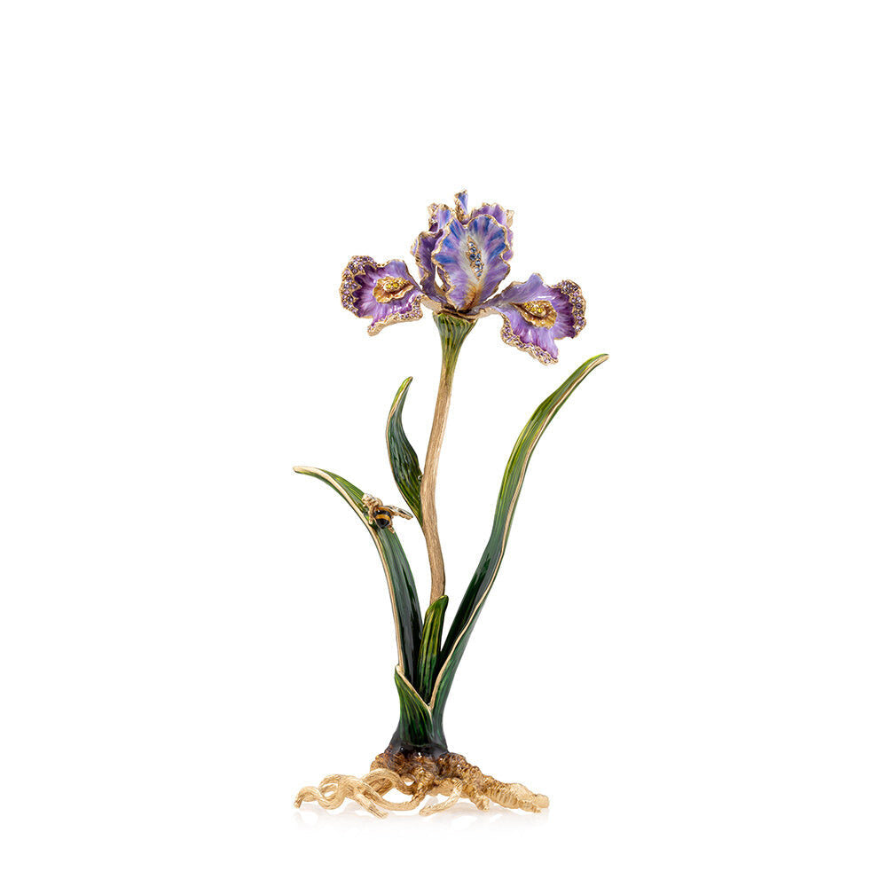 Jay Strongwater Vincent Iris Objet Figurine
