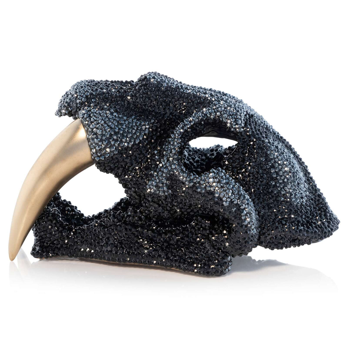Jay Strongwater Wynter Luxe Saber-toothed Tiger Skull Figurine, alternate view