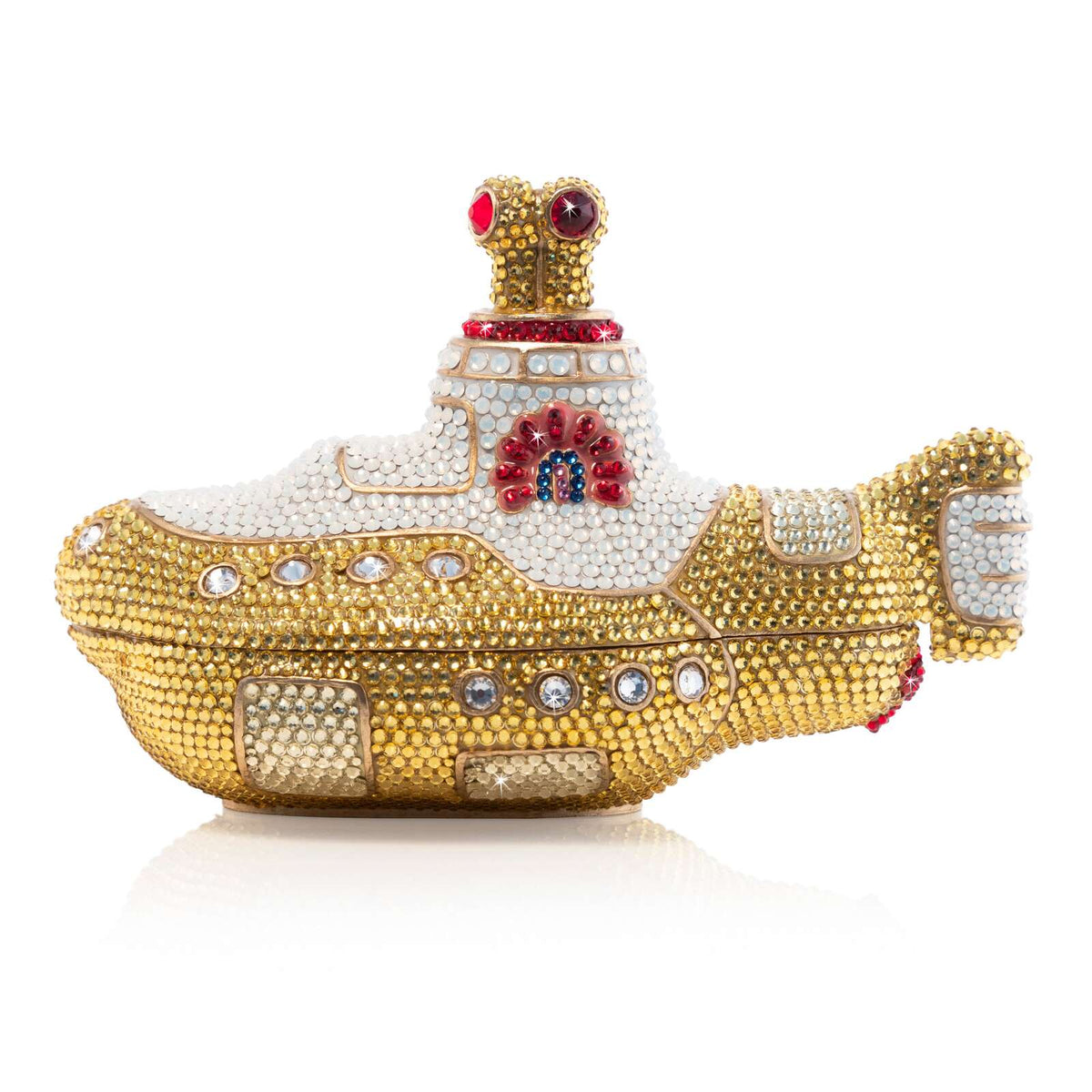 Jay Strongwater Yellow Submarine Rock Box, alternate view