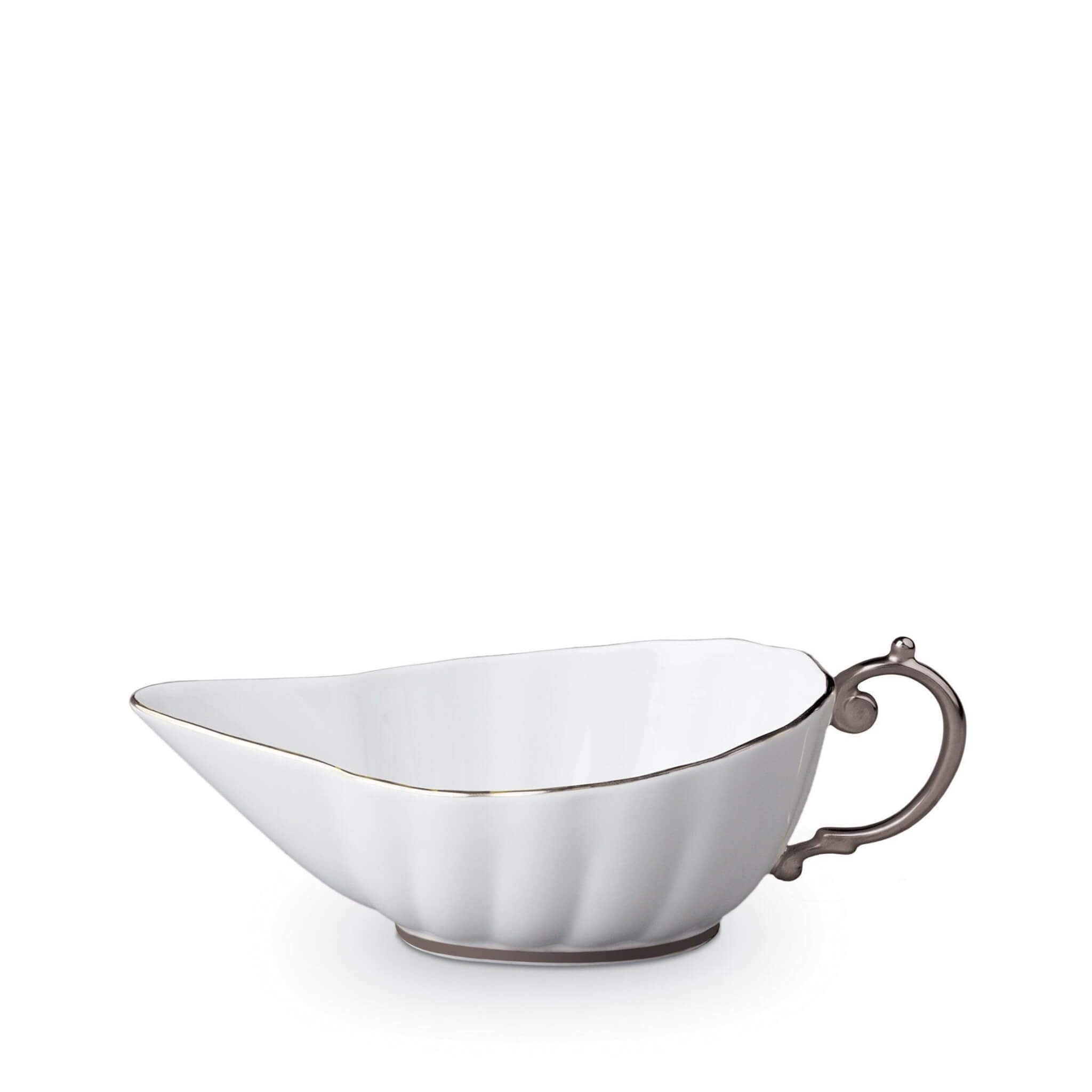 L'Objet Aegean Sauce Boat β Platinum