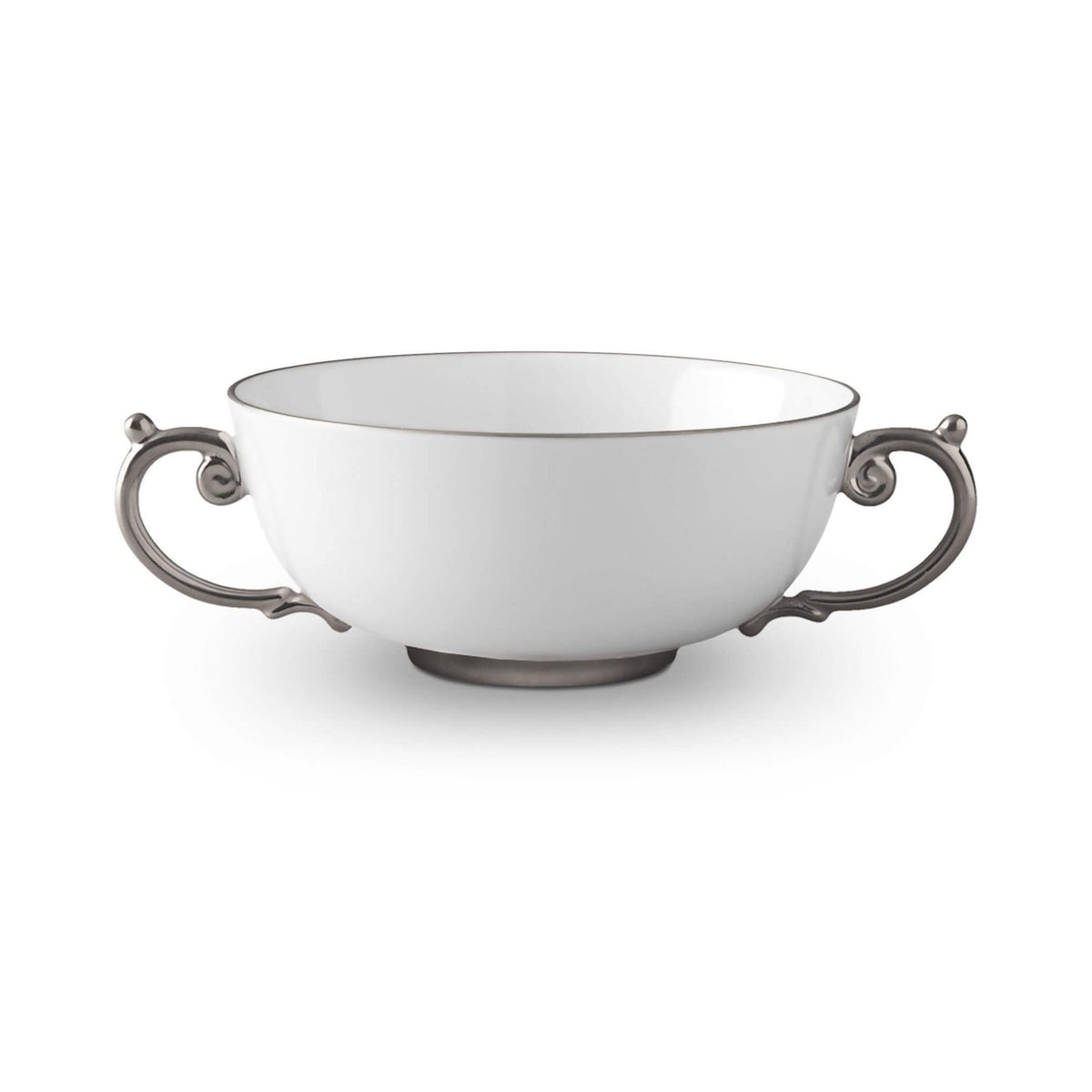 L'Objet Aegean Soup Bowl - Platinum