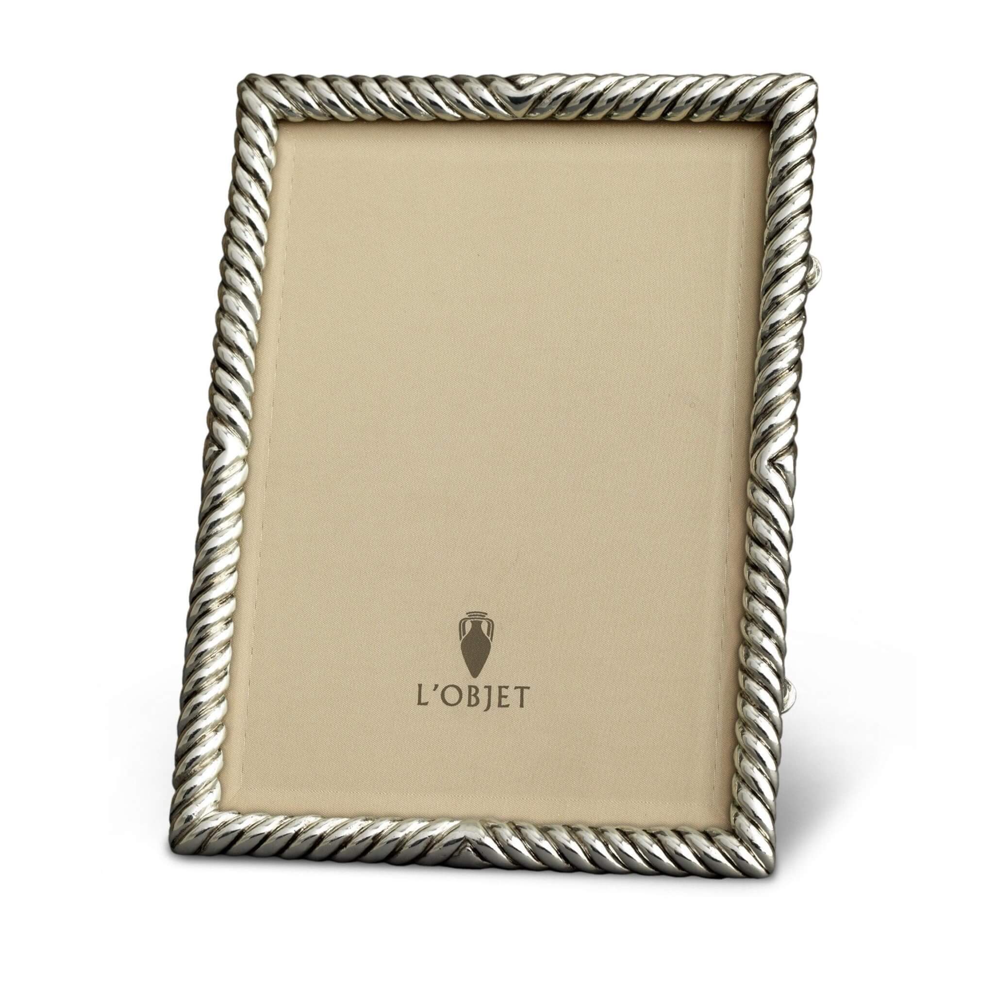L'Objet Deco Twist Frame β Platinum