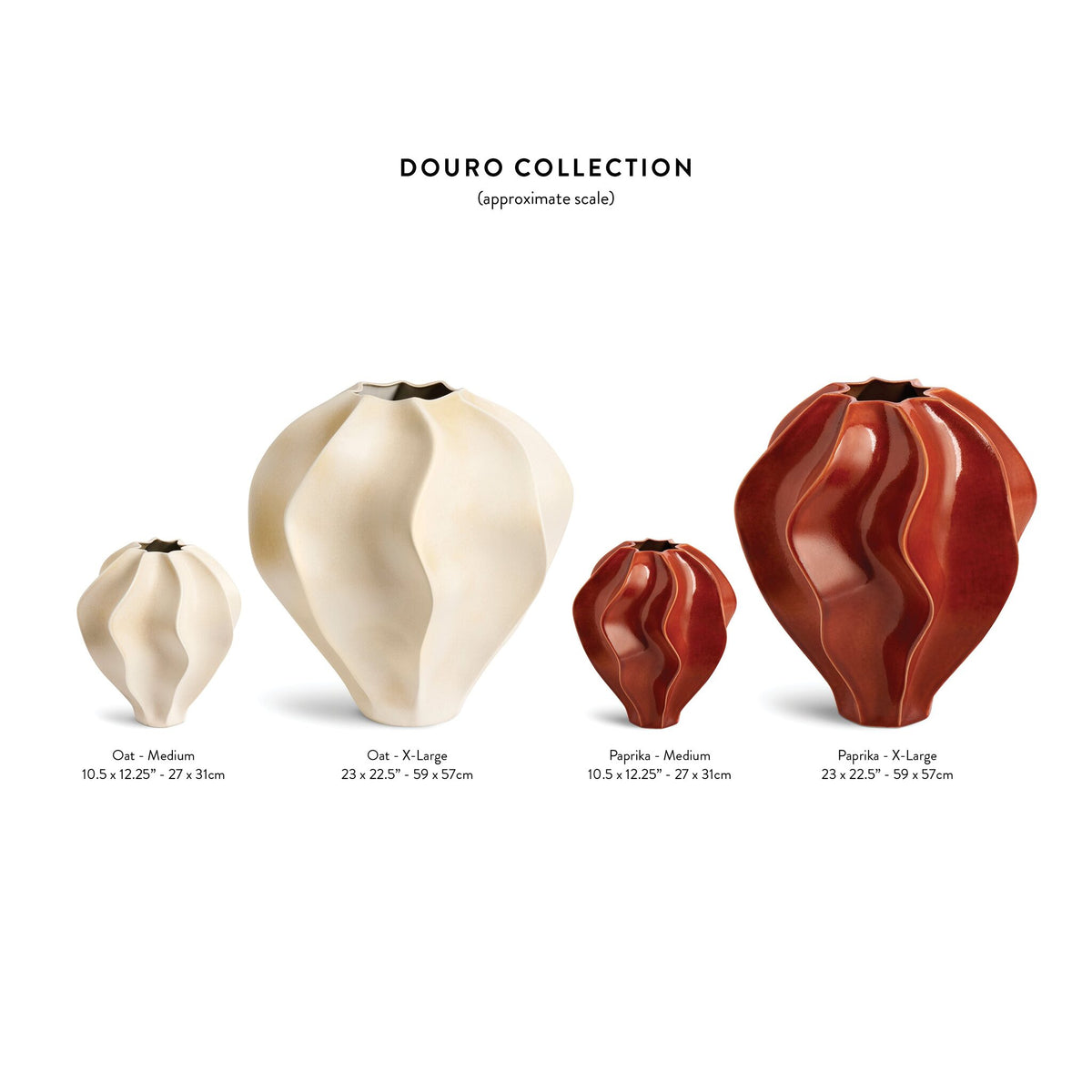 L'Objet Douro Vase - Paprika - X-Large, alternate view