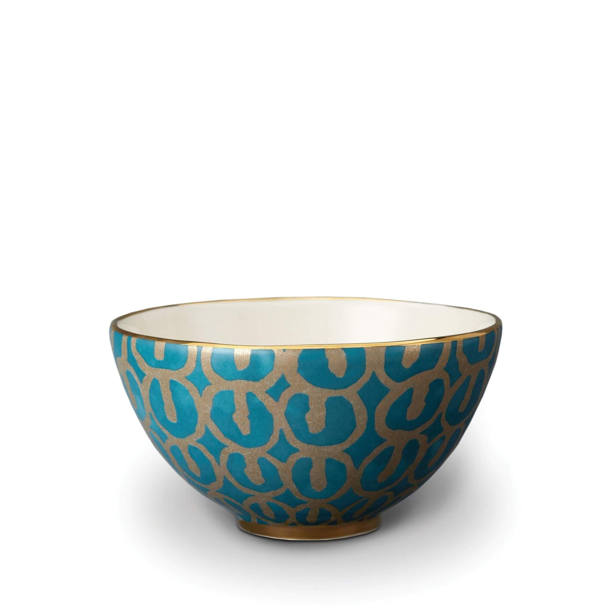 L'Objet Fortuny Ashanti Cereal Bowls (Set of 4) β Teal