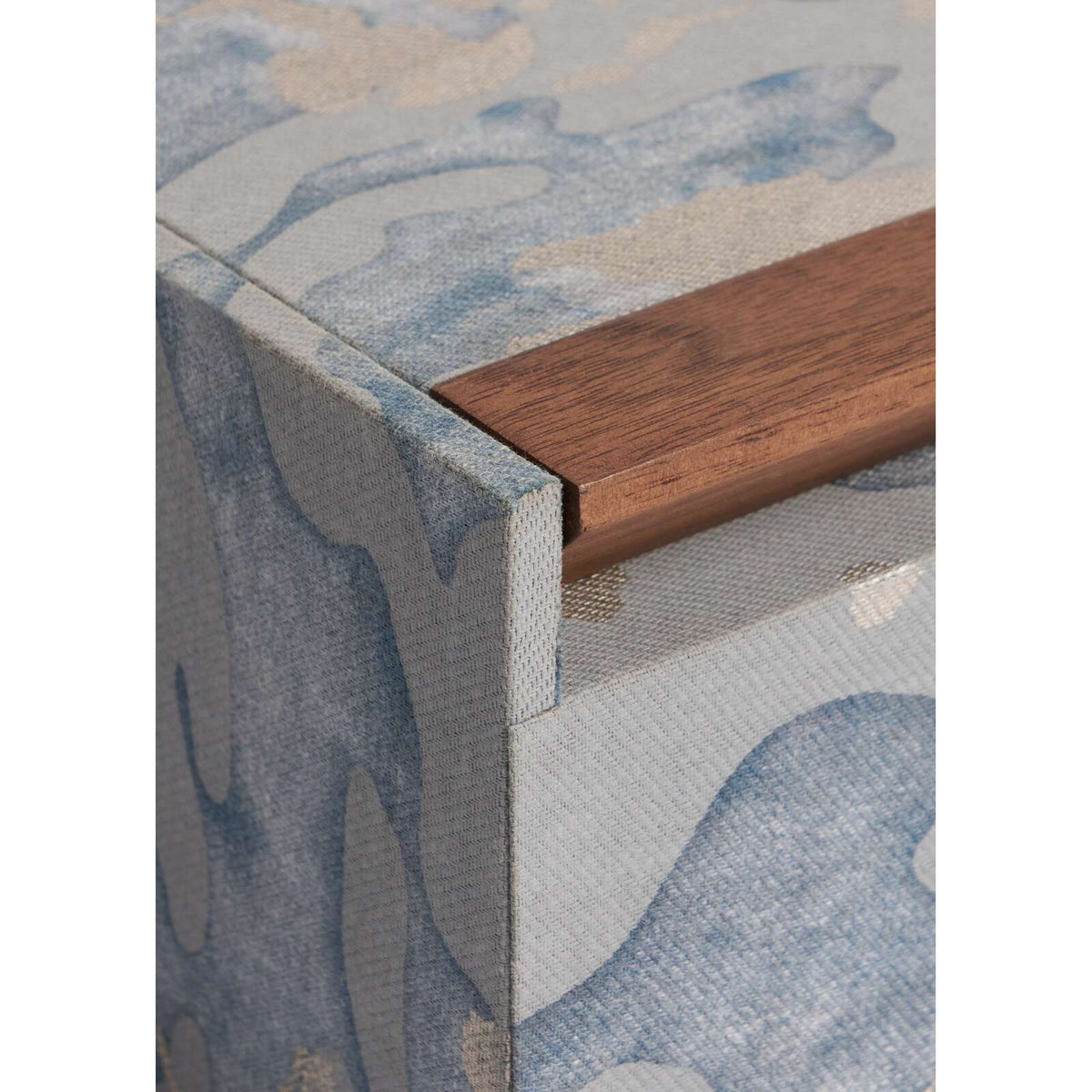 L'Objet Fortuny Box - Camo Isole Faded Blue, alternate view