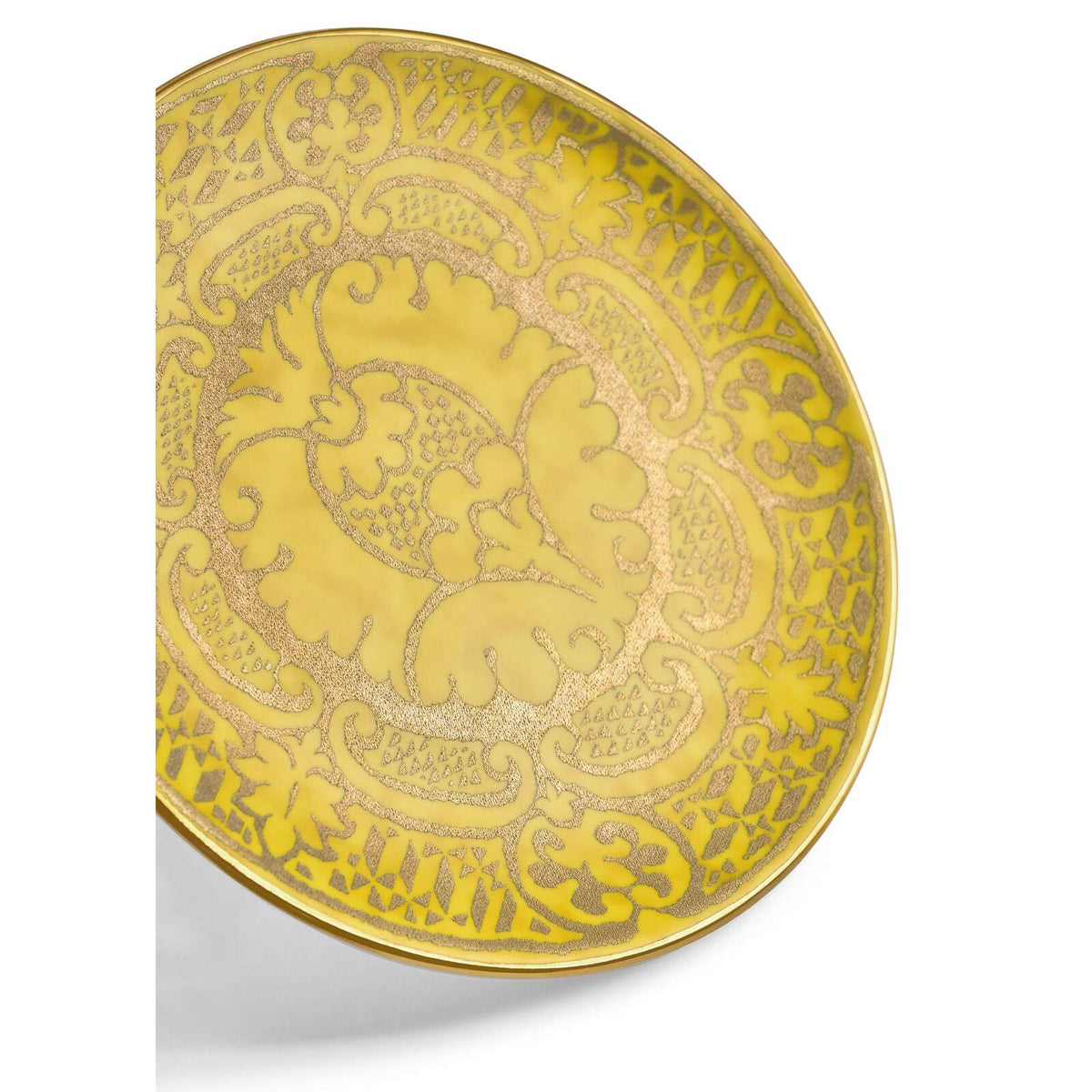 L'Objet Fortuny Orsini Yellow Dessert Plates (Set of 4), alternate view