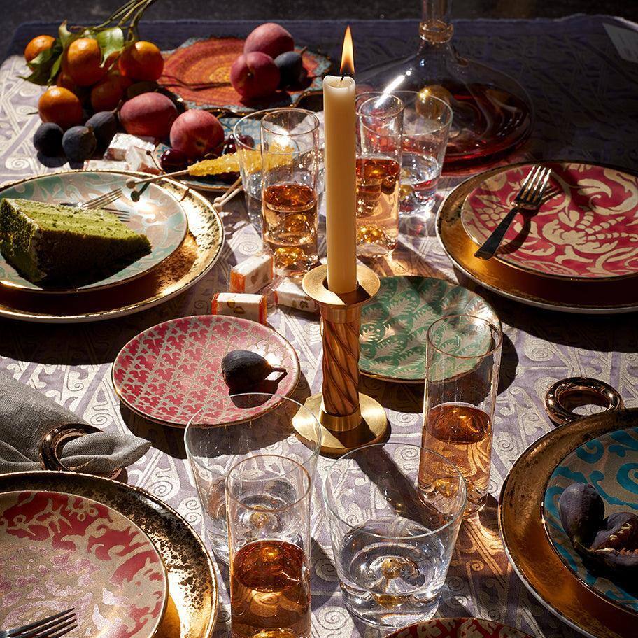 L'Objet Fortuny Piumette Canape Plates (Set of 4), alternate view