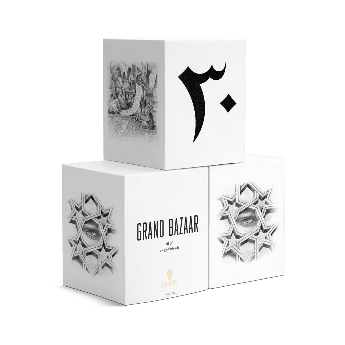 L'Objet Grand Bazaar No. 30 Candle, alternate view