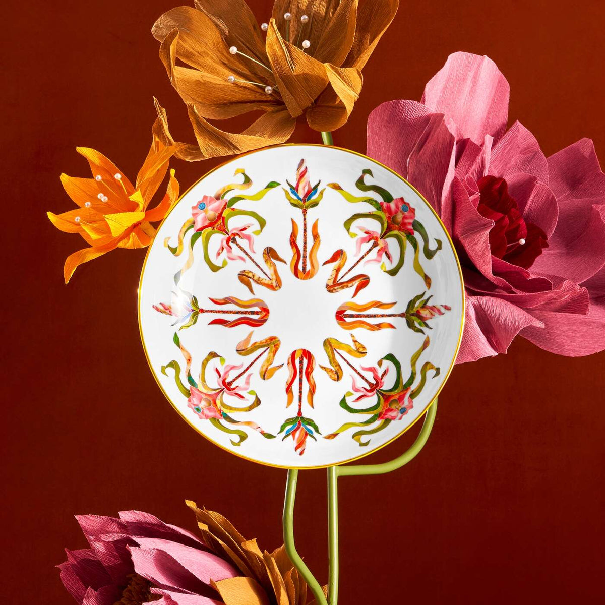 L'Objet Grand Tour Dinner Plate, alternate view