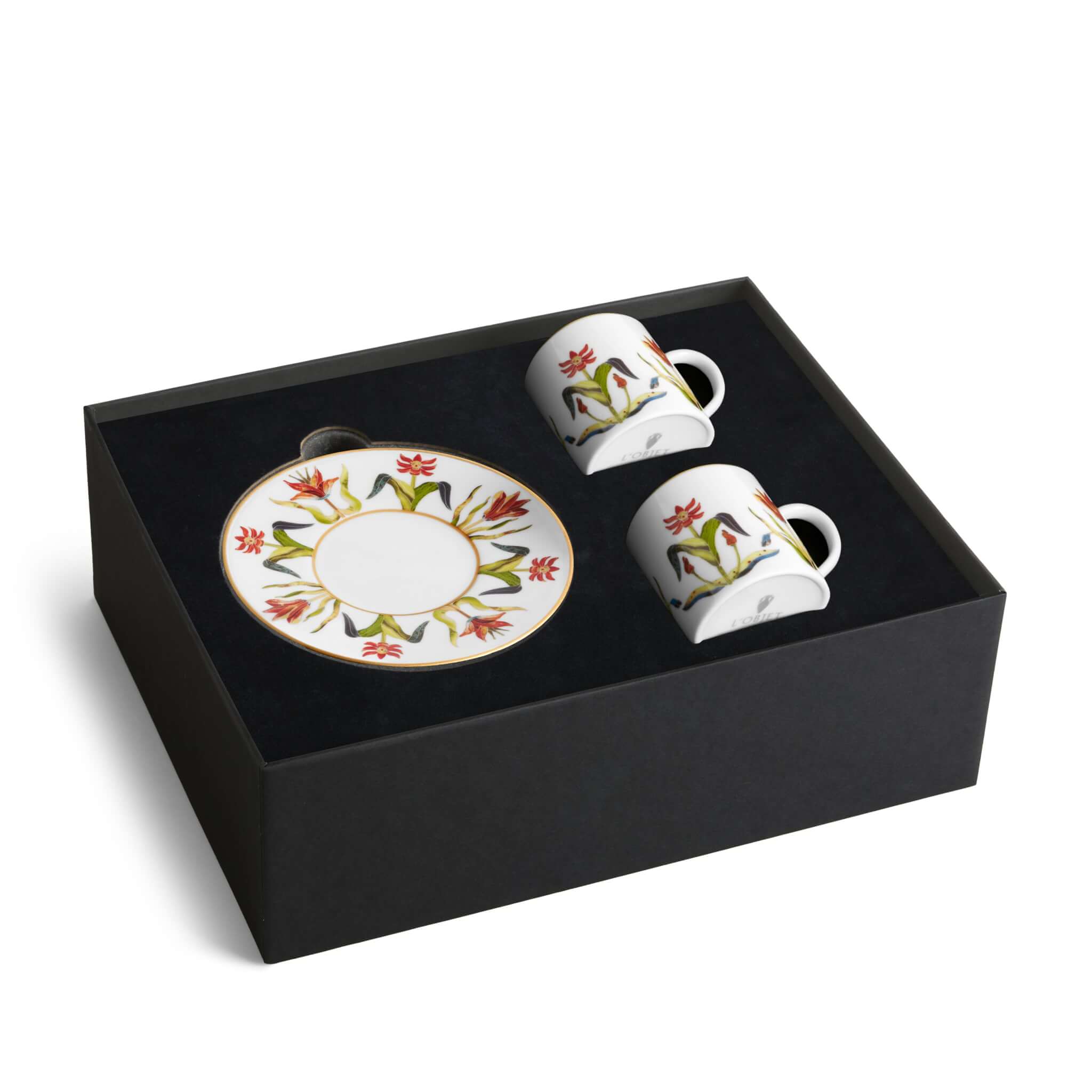 L'Objet Grand Tour Espresso Cup + Saucer (Set of 2)