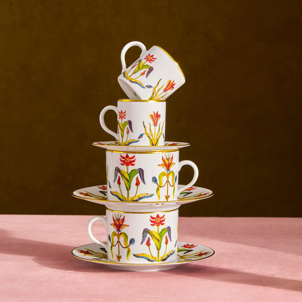L'Objet Grand Tour Espresso Cup + Saucer (Set of 6), alternate view