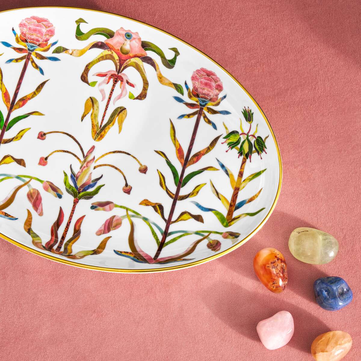 L'Objet Grand Tour Oval Platter - Medium Charger & Service Plate, alternate view