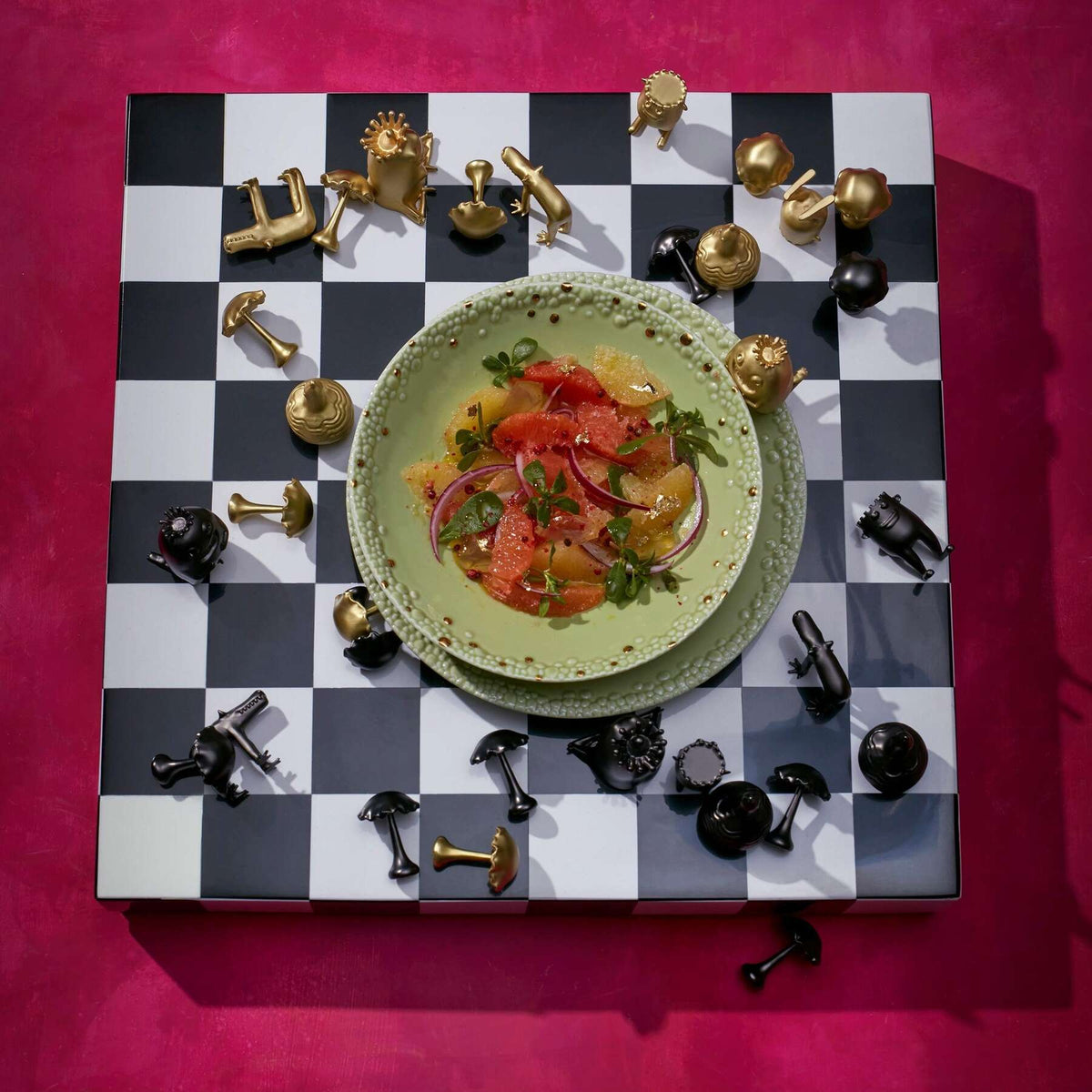 L'Objet Haas Chess Set Board & Table Game, alternate view