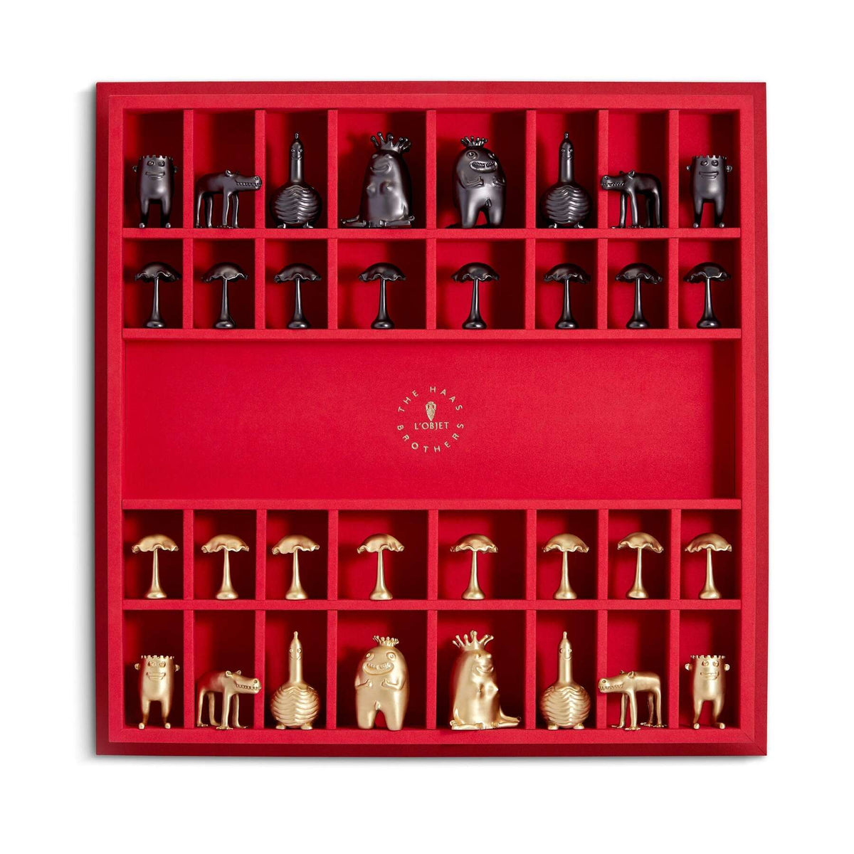L'Objet Haas Chess Set Board & Table Game, alternate view