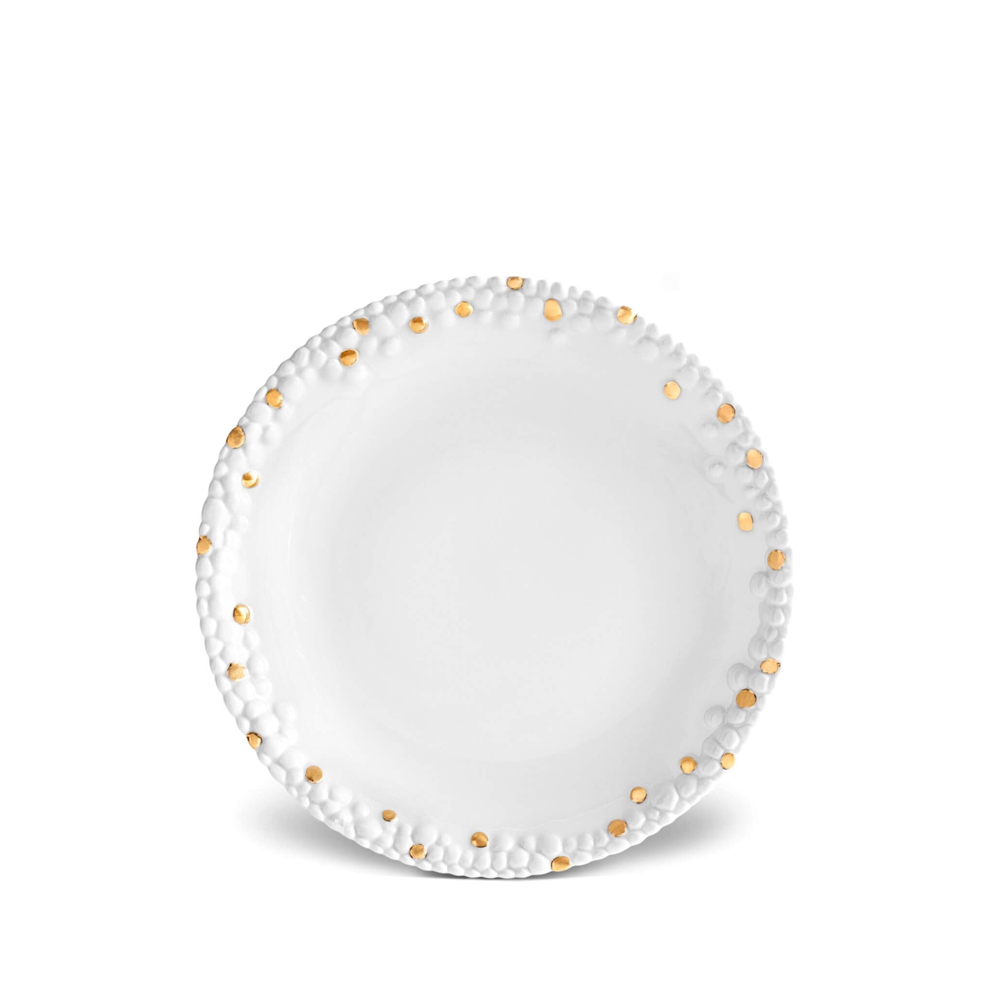 L'Objet Haas Mojave Bread Butter Plate White β Gold