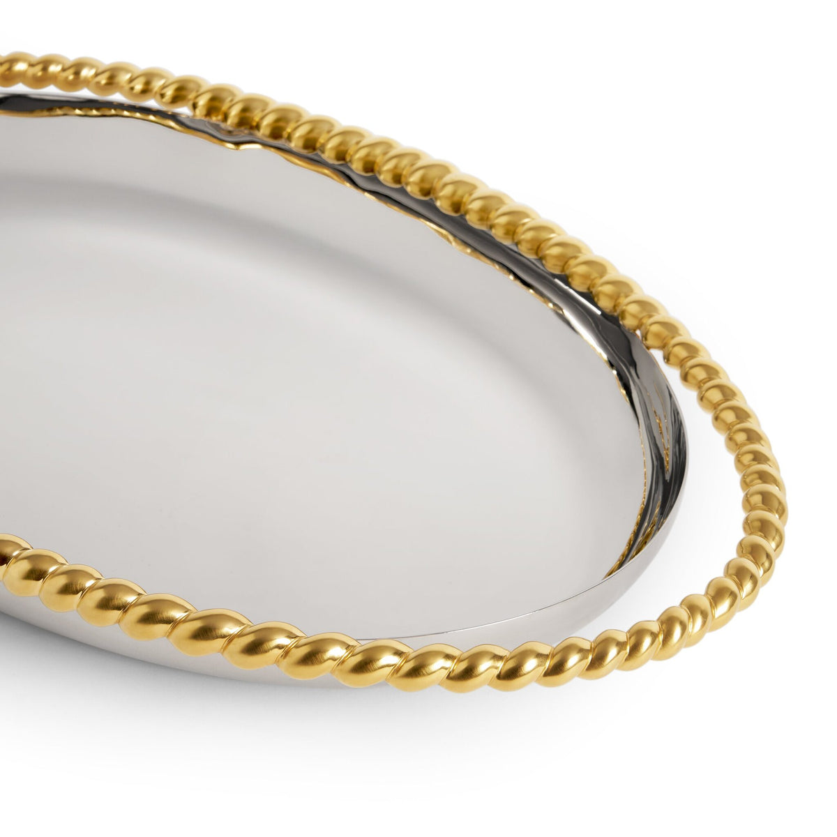 L'Objet Jessica McCormack Corde Oval Platter - Large, view 5