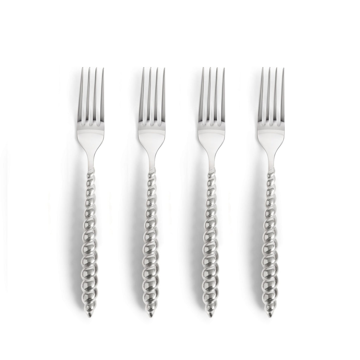 L'Objet Jessica McCormack Shell Flatware Luncheon Forks 4-Piece Set - Stainless Steel
