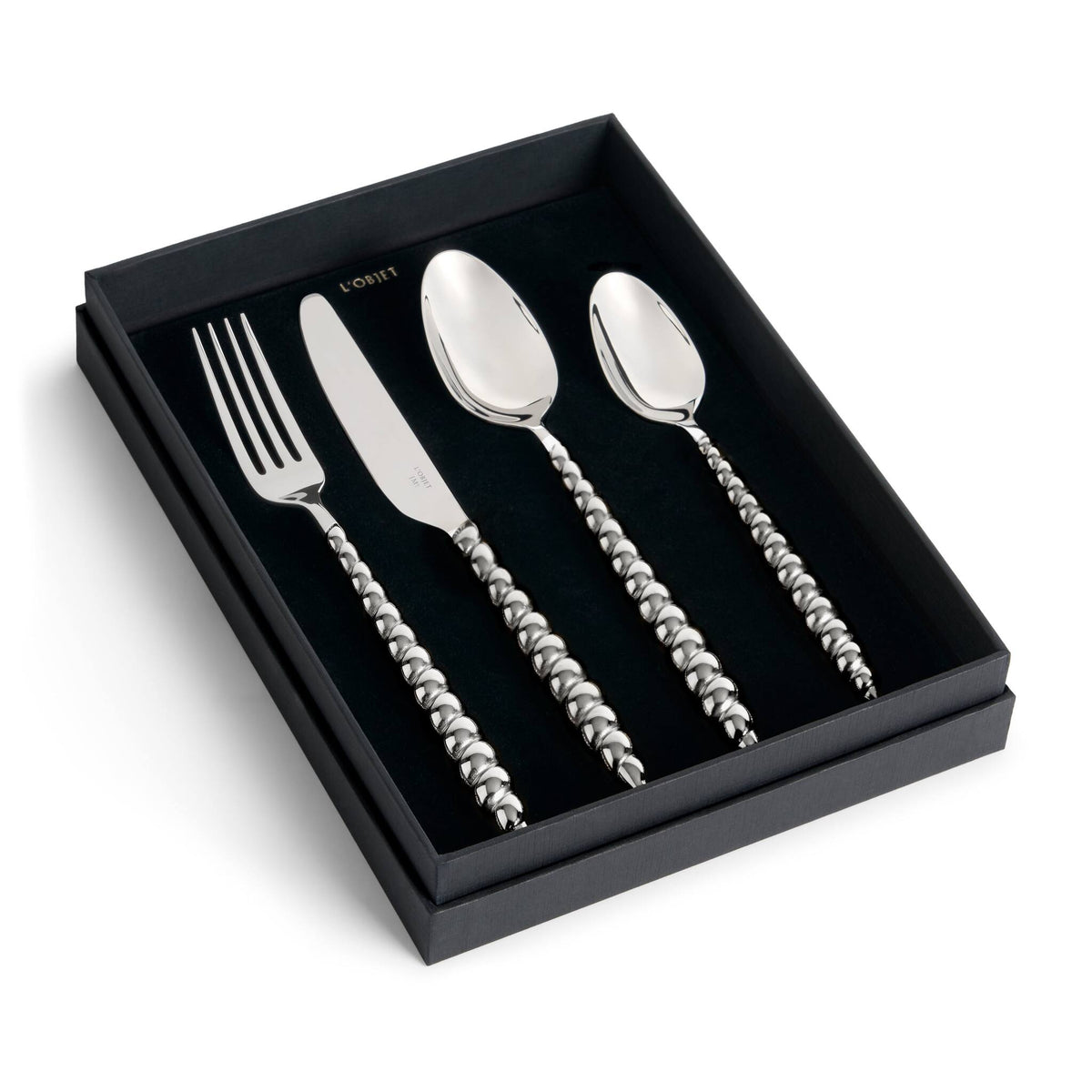 L'Objet Jessica McCormack Shell Flatware Set 4-Piece Set - Stainless Steel, view 4