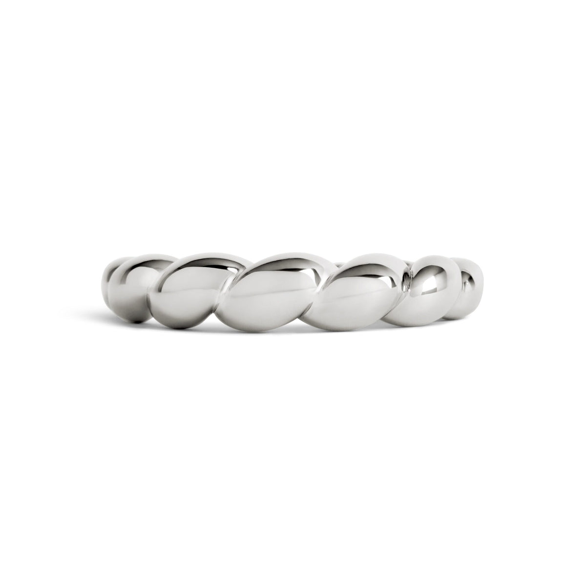 L'Objet Jessica McCormack Shell Napkin Rings - Set of 4 - Platinum, view 2