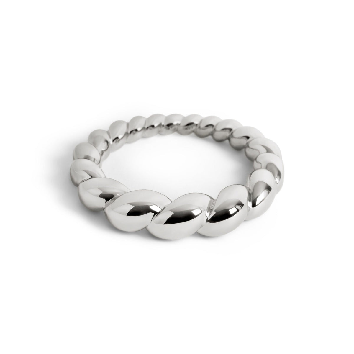 L'Objet Jessica McCormack Shell Napkin Rings - Set of 4 - Platinum, view 3