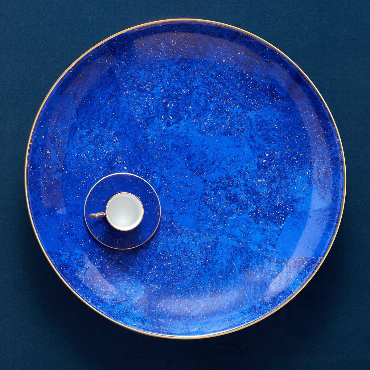 L'Objet Lapis Charger / Cake Plate, alternate view
