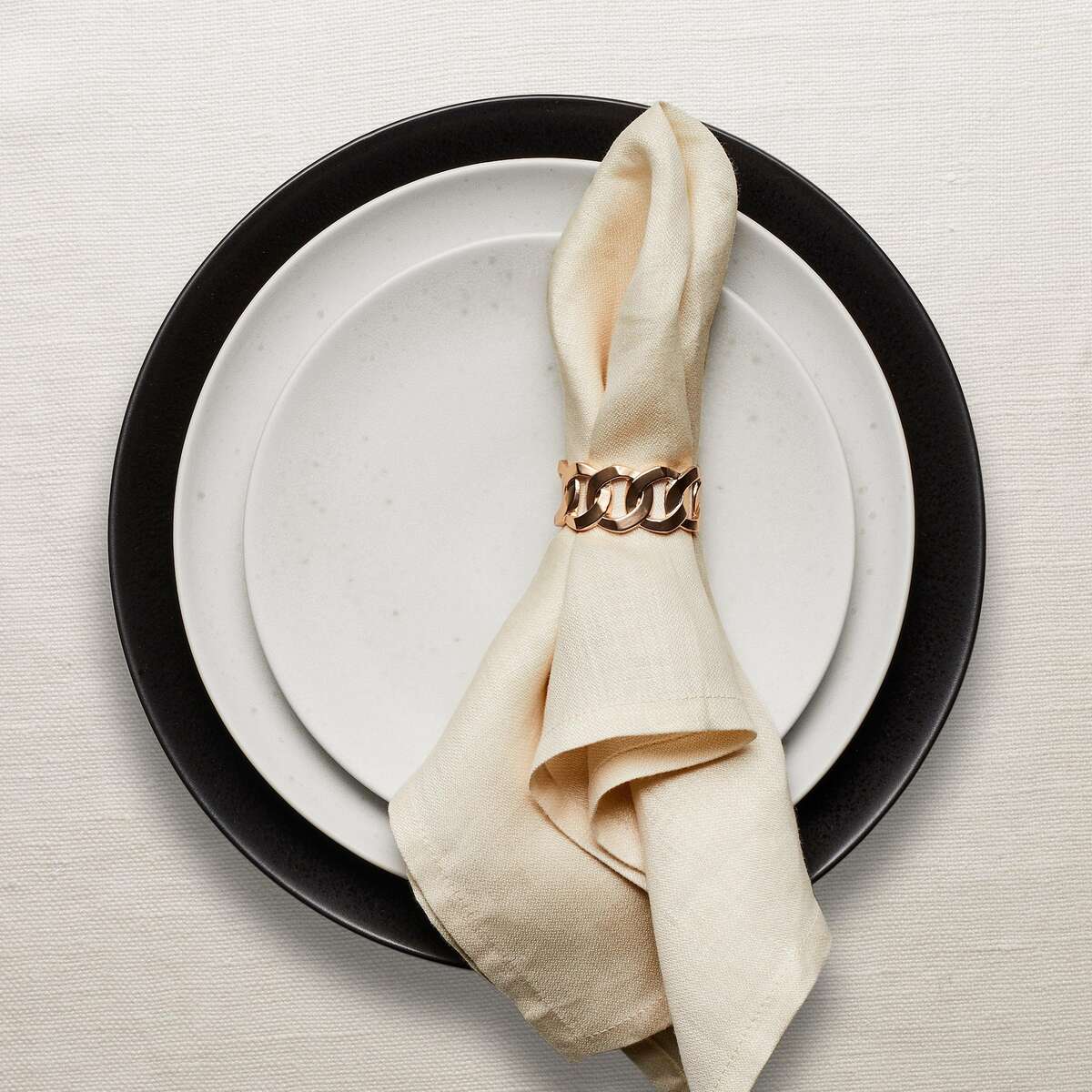 L'Objet Linen Sateen Napkins - Ecru (Set of 4), alternate view