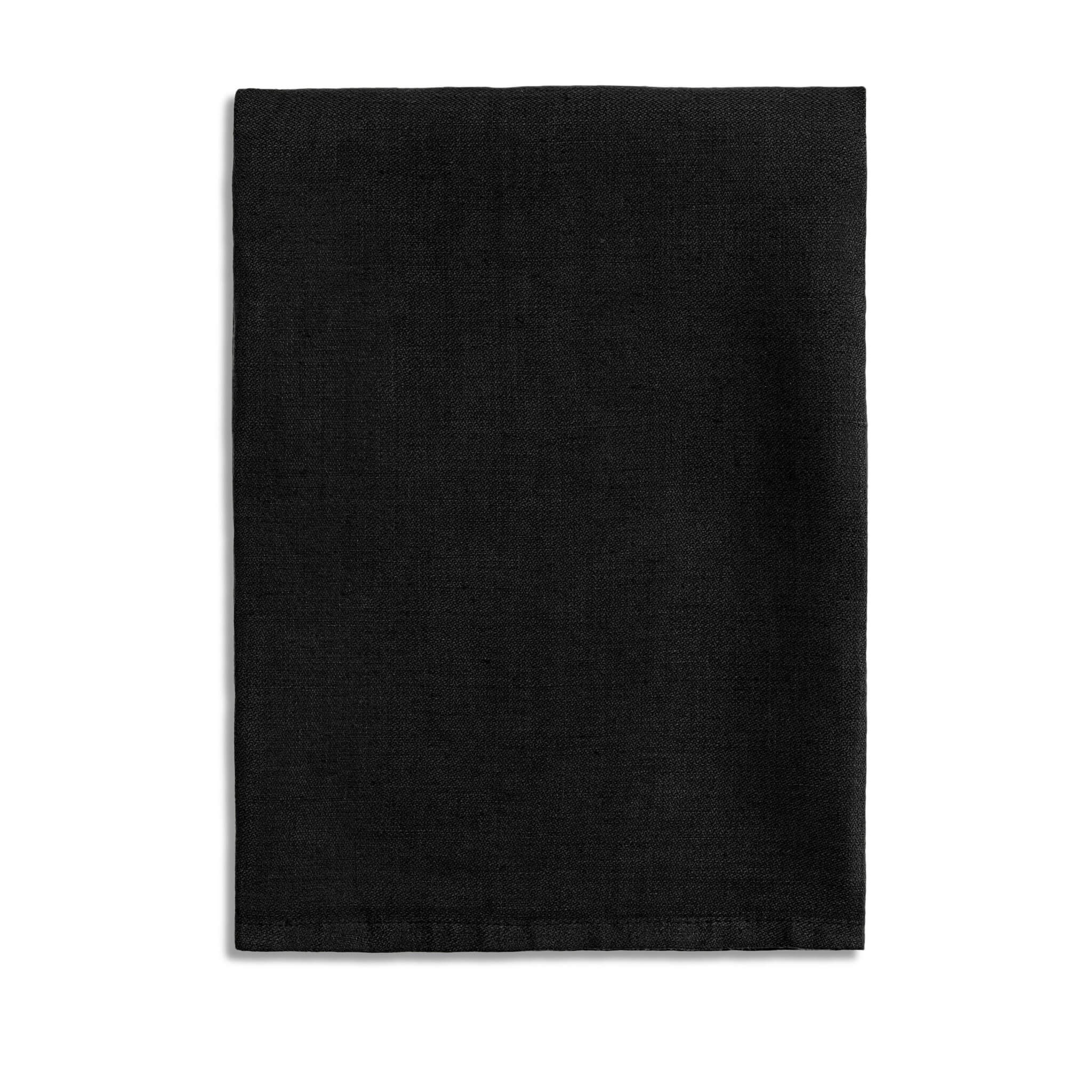 L'Objet Linen Sateen Napkins Set of 4 β Black