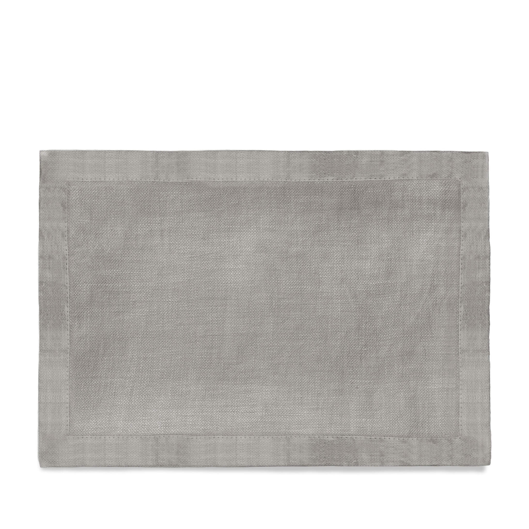L'Objet Linen Sateen Placemats Set of 4 β Grey
