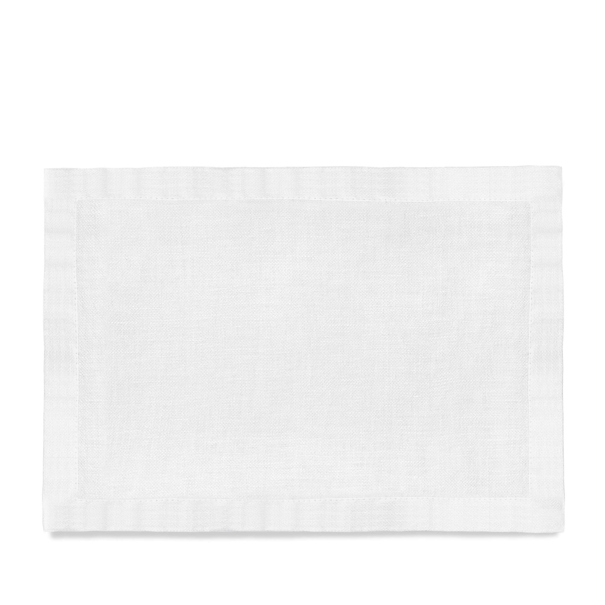 L'Objet Linen Sateen Placemats Set of 4 β White
