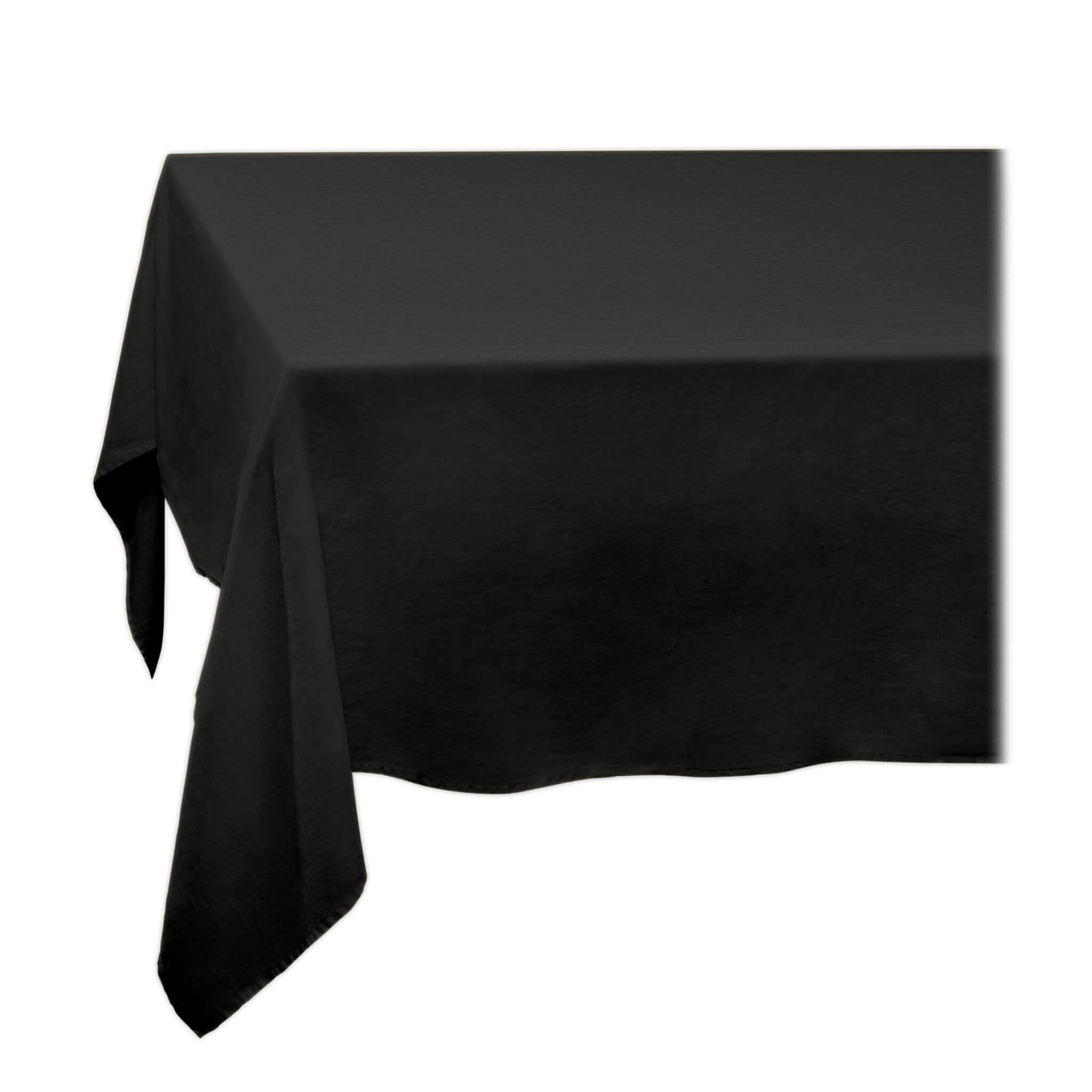 L'Objet Linen Sateen Tablecloth β Black