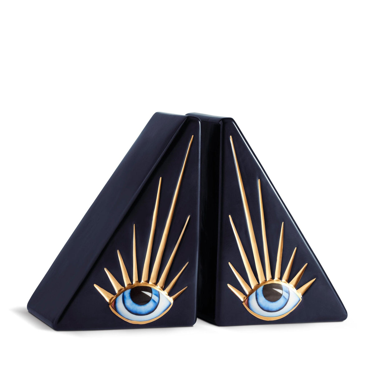 L'Objet Lito Bookend – Blue, alternate view