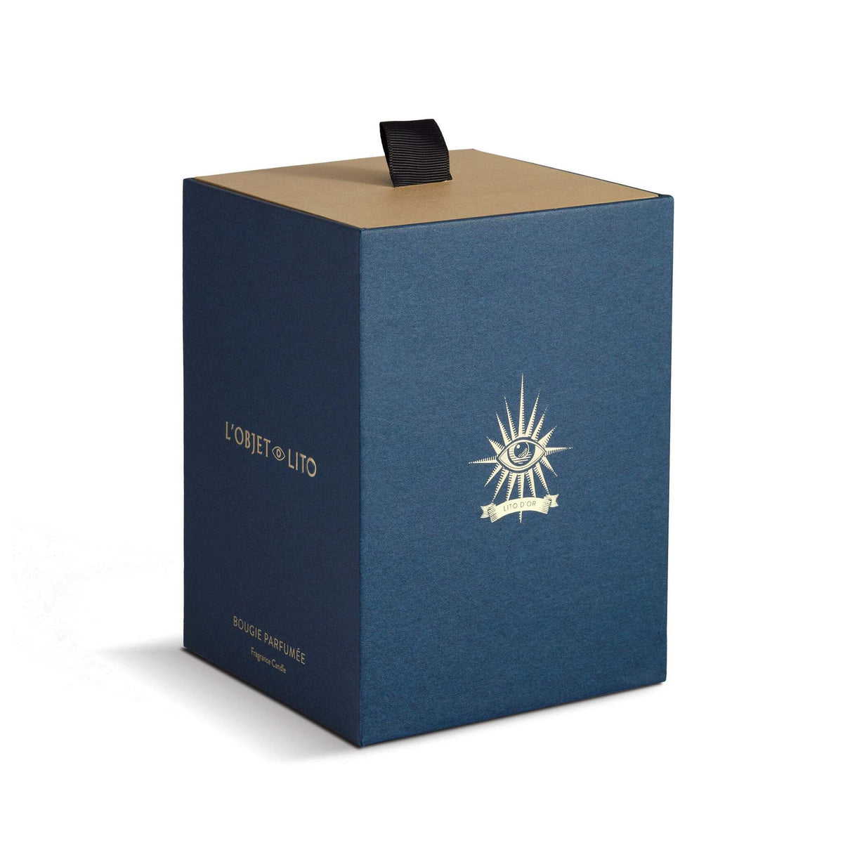 L'Objet Lito Candle – Or, alternate view