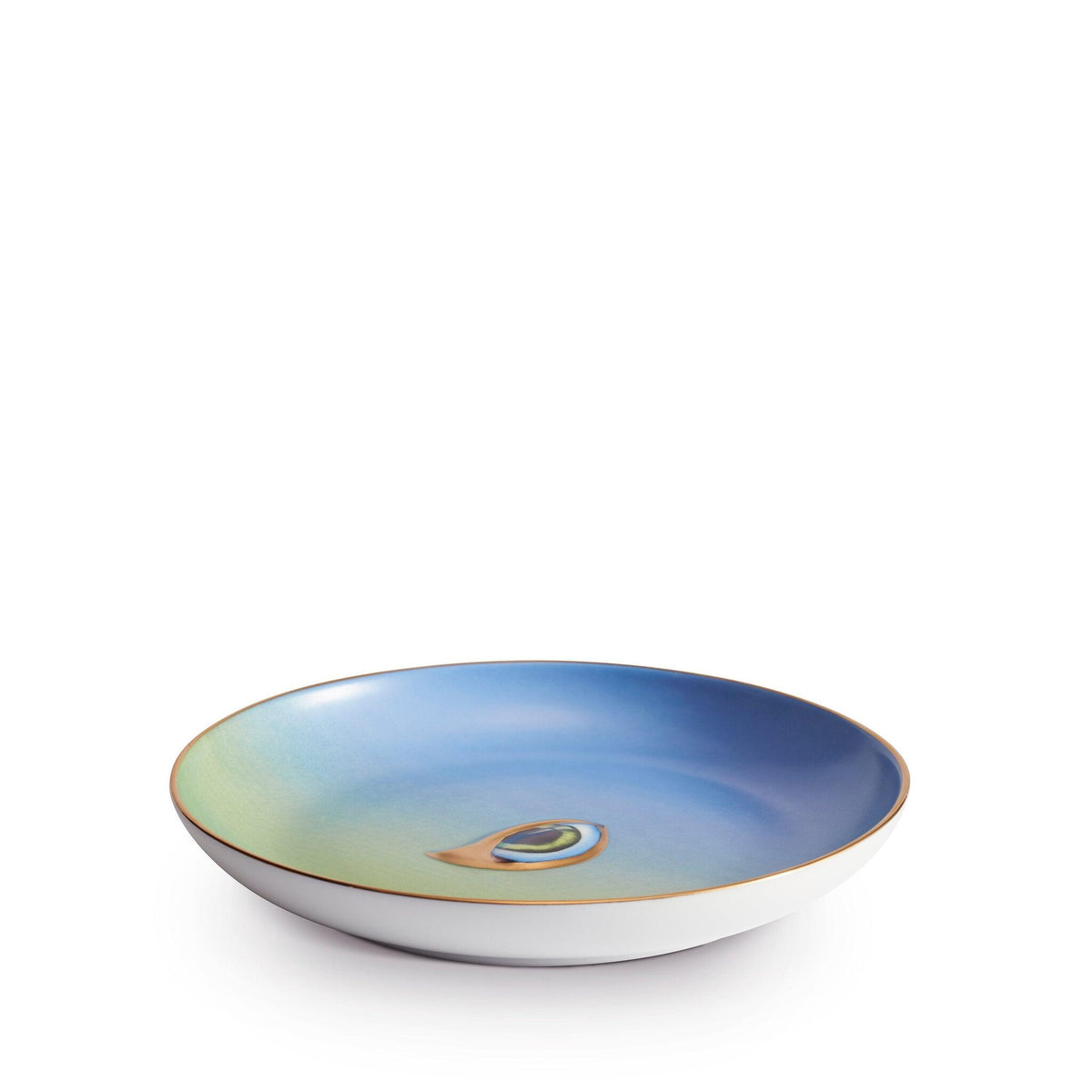 L'Objet Lito Plate – Blue-Green, alternate view