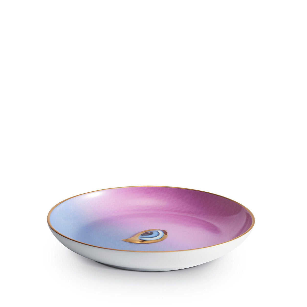 L'Objet Lito Plate – Blue-Purple, alternate view
