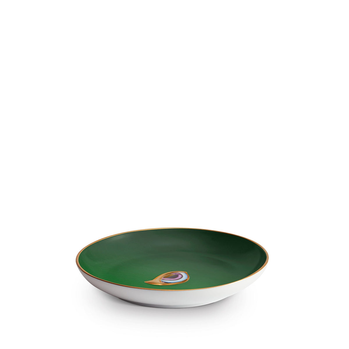 L'Objet Lito Plate – Green, alternate view