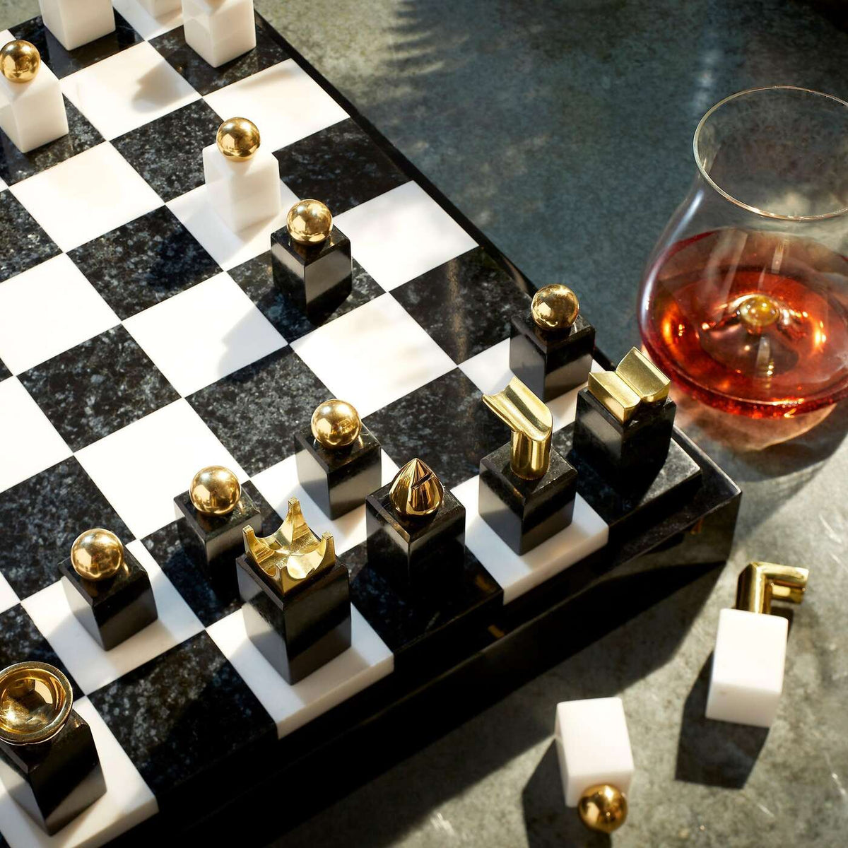 L'Objet Luxury Chess Set Board & Table Game, alternate view