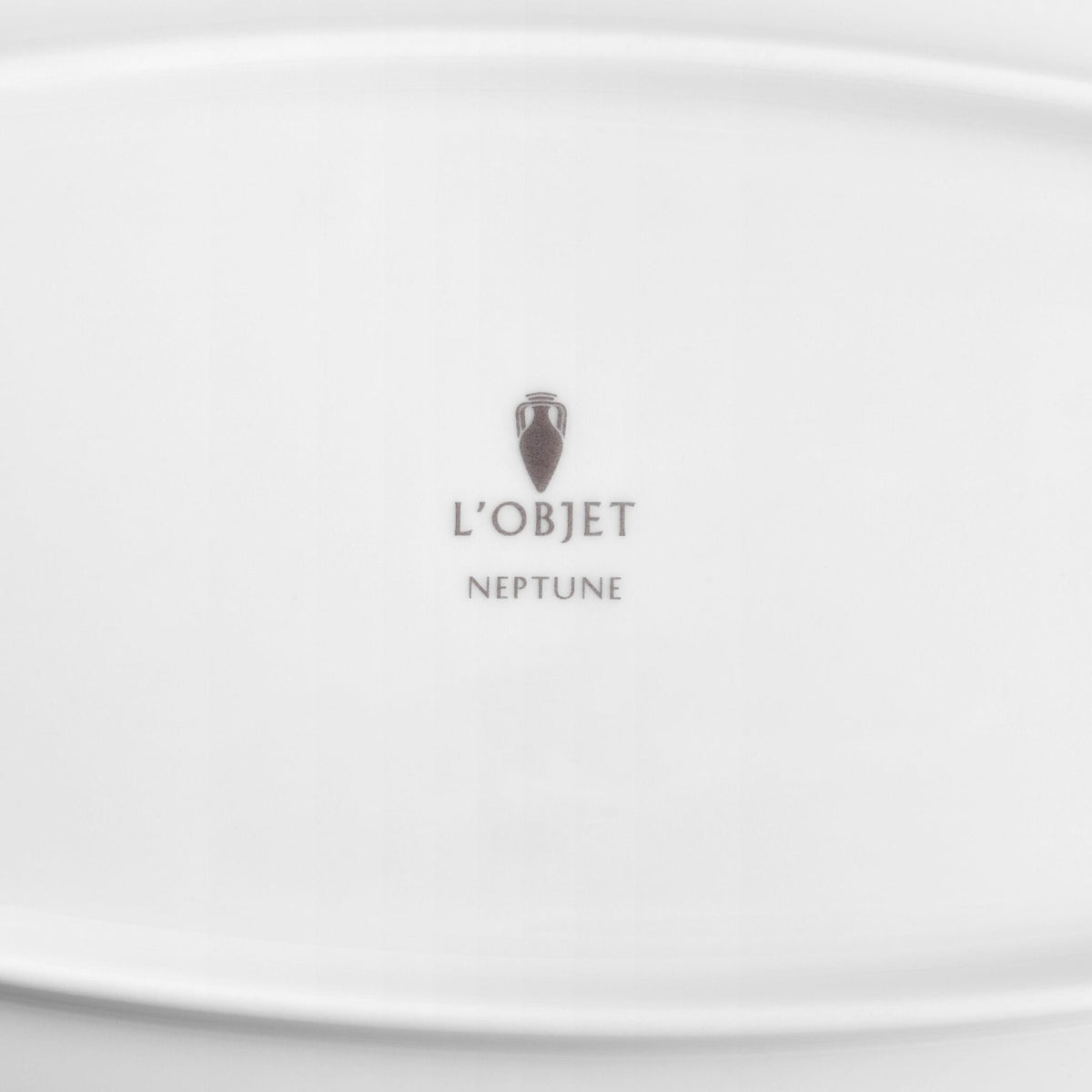 L'Objet Neptune Oval Platter Small Charger & Service Plate – Gold, alternate view