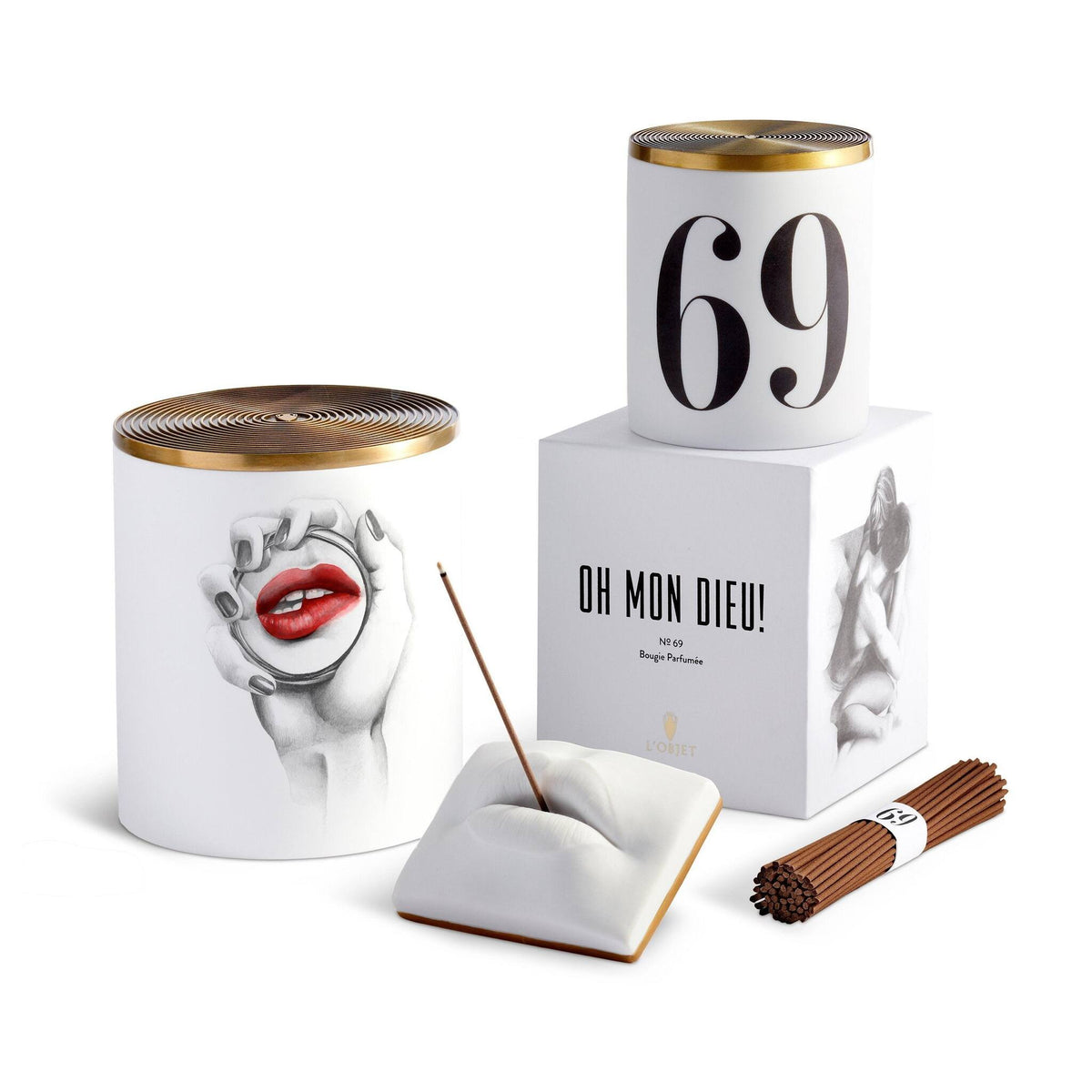 L'Objet Oh Mon Dieu! No.69 Candle, alternate view