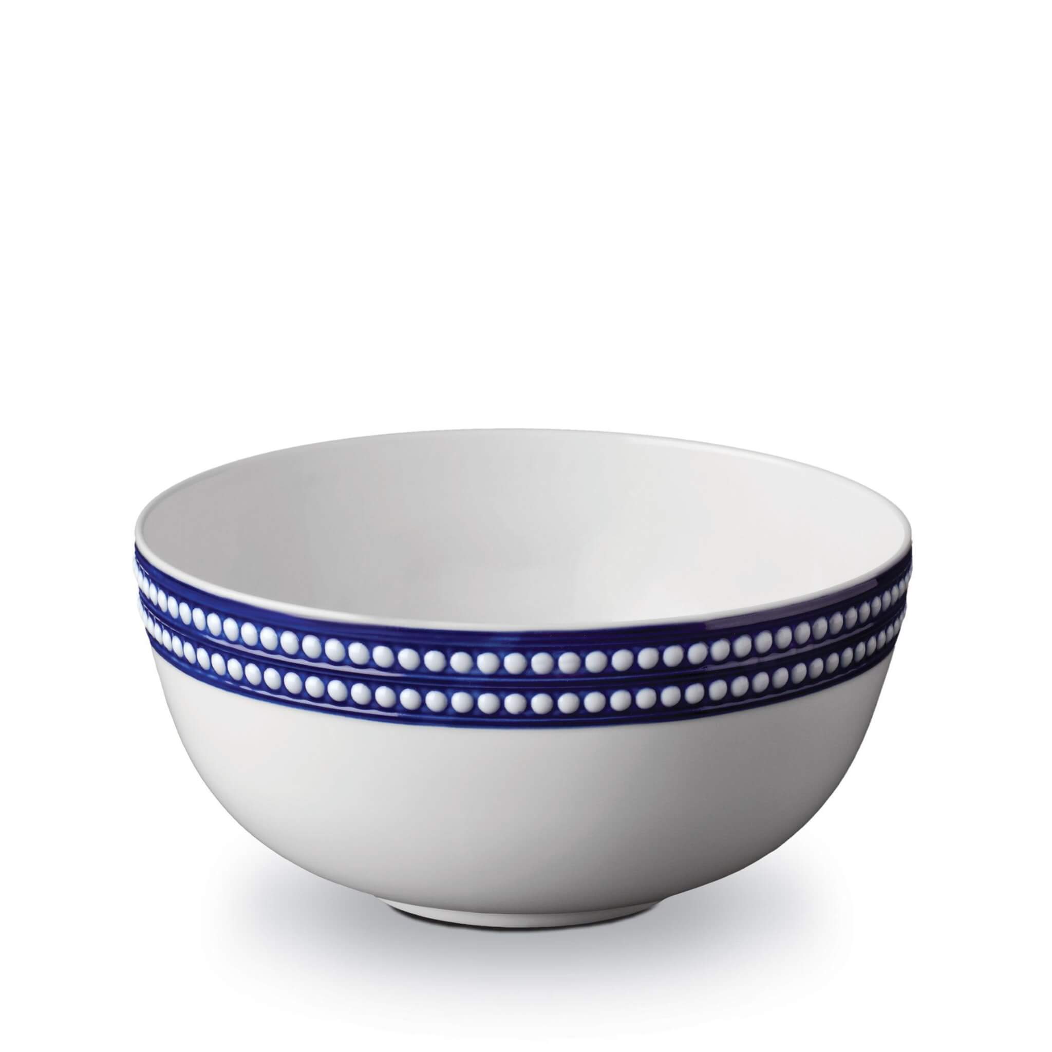 L'Objet Perlée Serving Bowl - Blue