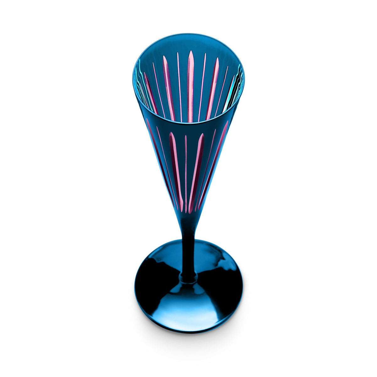 L'Objet Prism Champagne Flutes Set of 4, alternate view