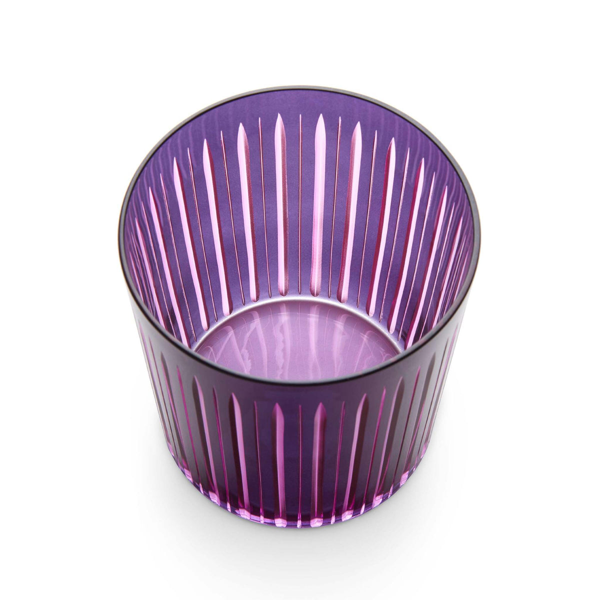 L'Objet Prism Double Old Fashioned Glasses - Purple(Set of 4) Glassware & Drinkware, alternate view