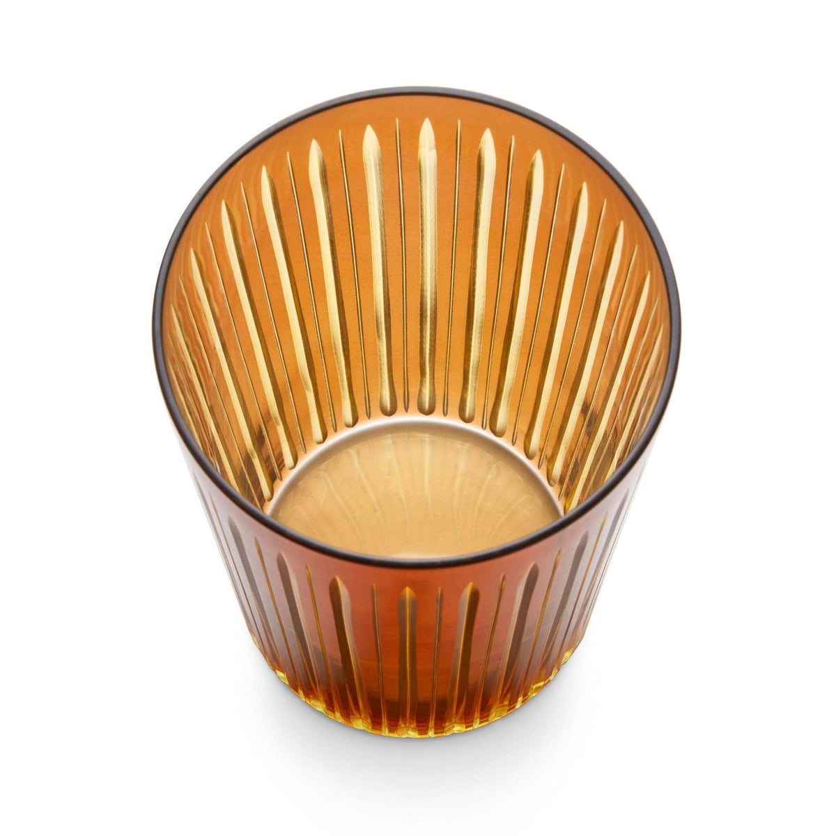 L'Objet Prism Highball Glasses - Amber (Set of 4) Glassware & Drinkware, alternate view