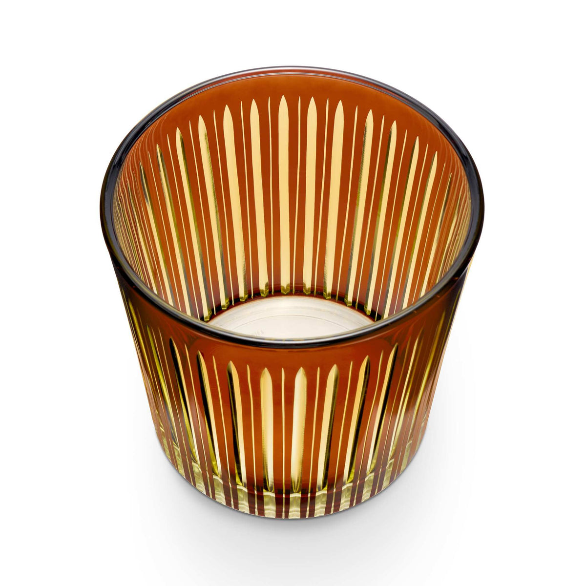 L'Objet Prism Ice Bucket + Tongs - Amber, alternate view