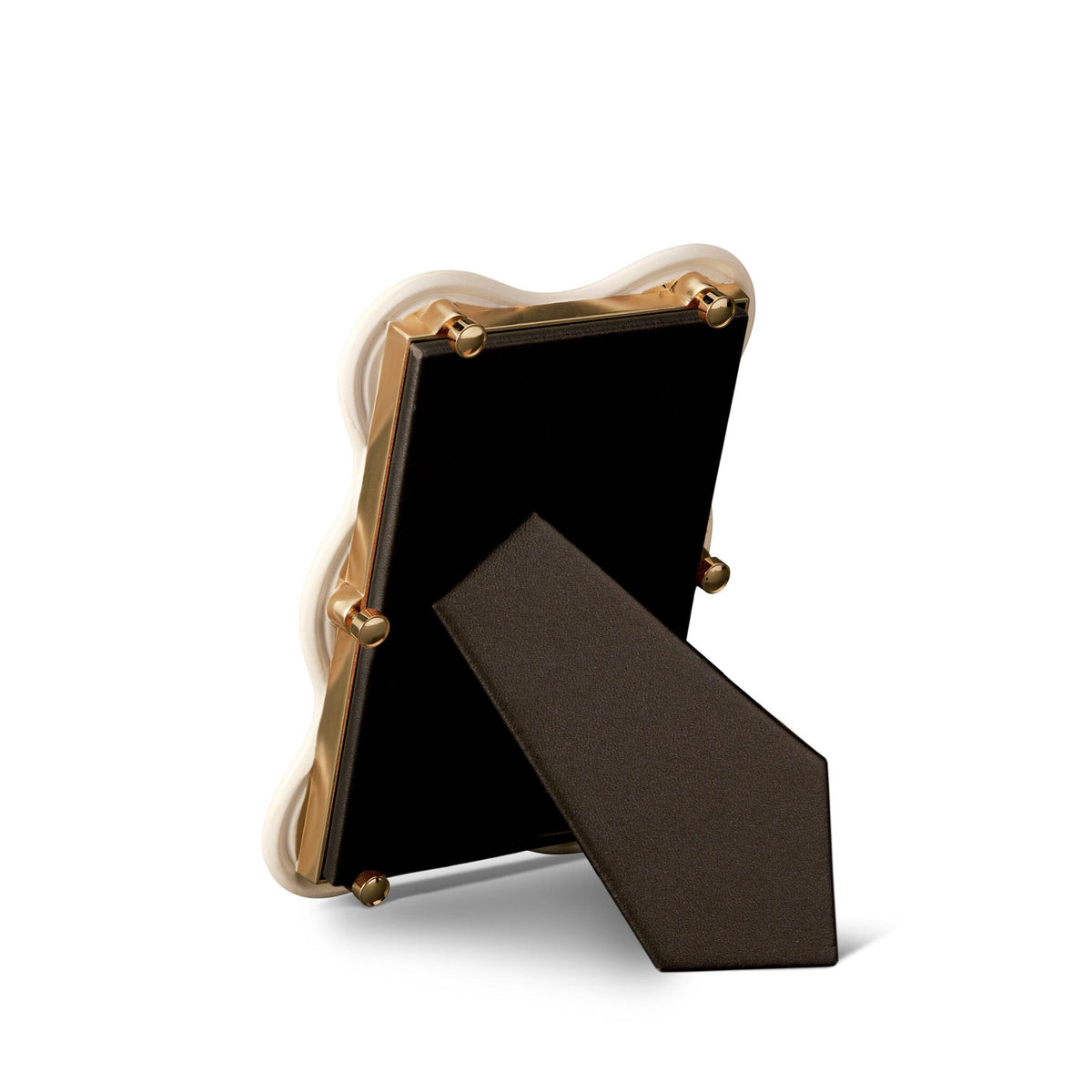 L'Objet Ripple Frame - White Enamel - 4x6, alternate view
