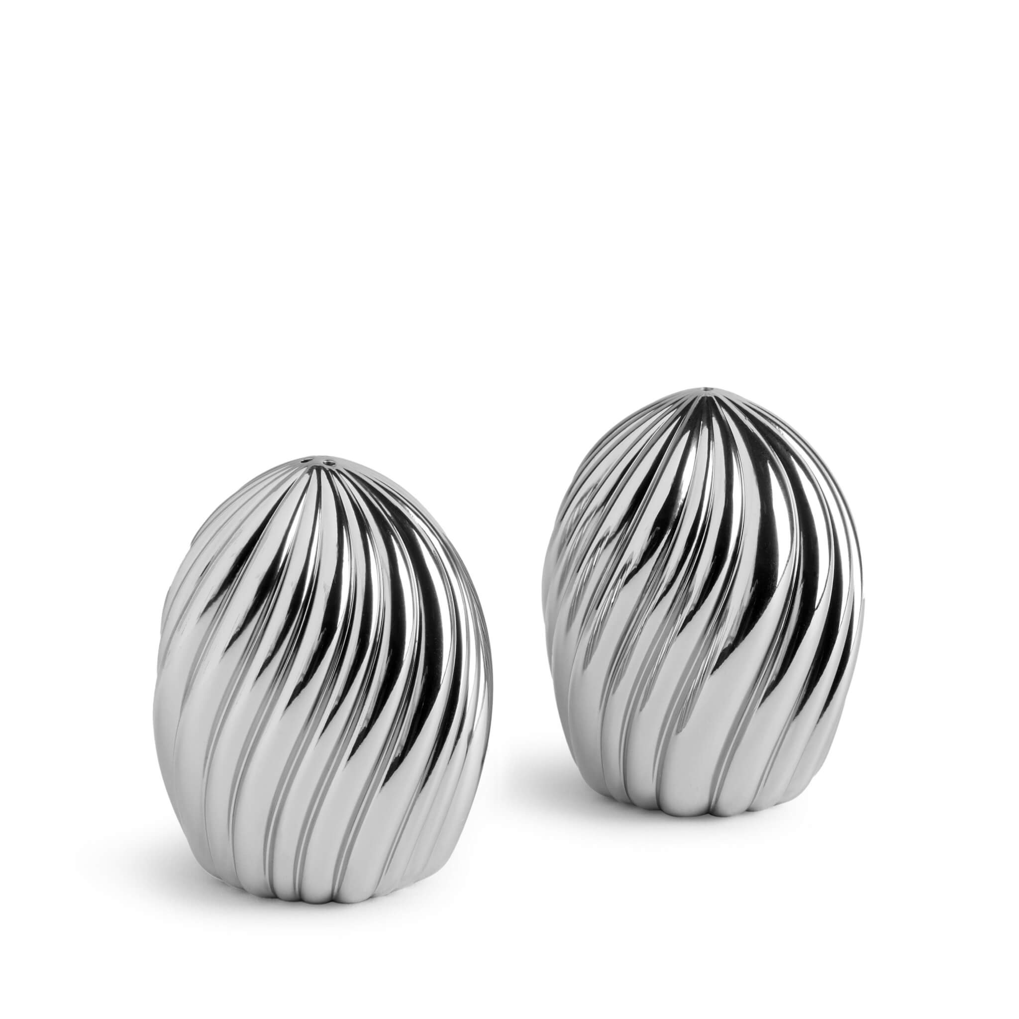 L'Objet Ripple Spice Jewels Set of 2 β Platinum