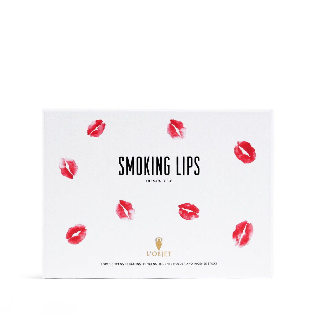 L'Objet Smoking Lips Set Incense Holder, alternate view