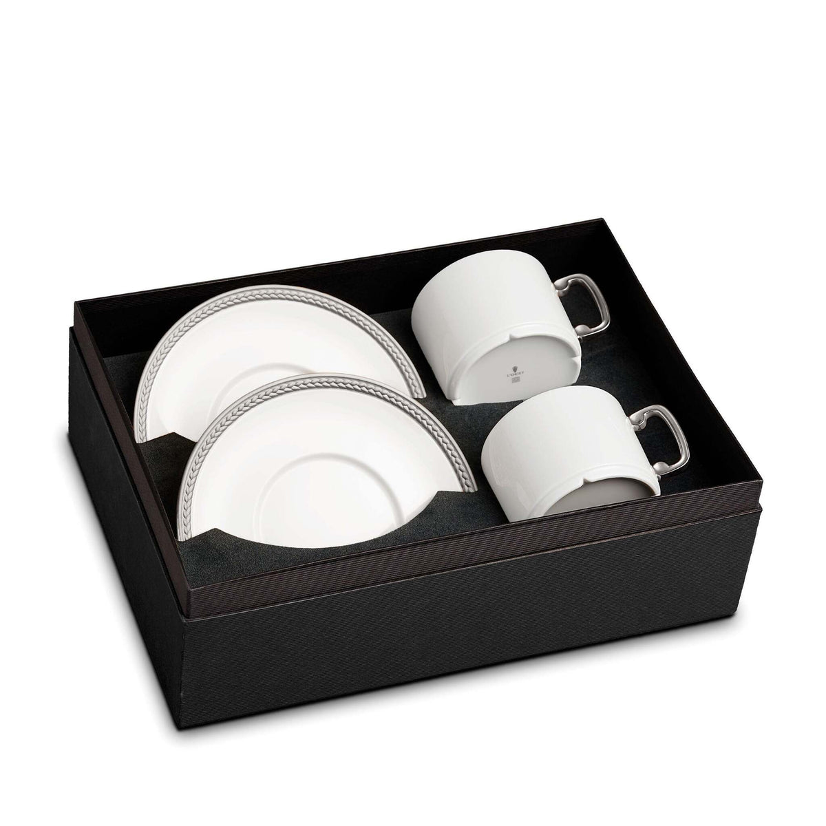 L'Objet Soie Tressée Tea Cup Saucer Set of 2 Teacup, alternate view