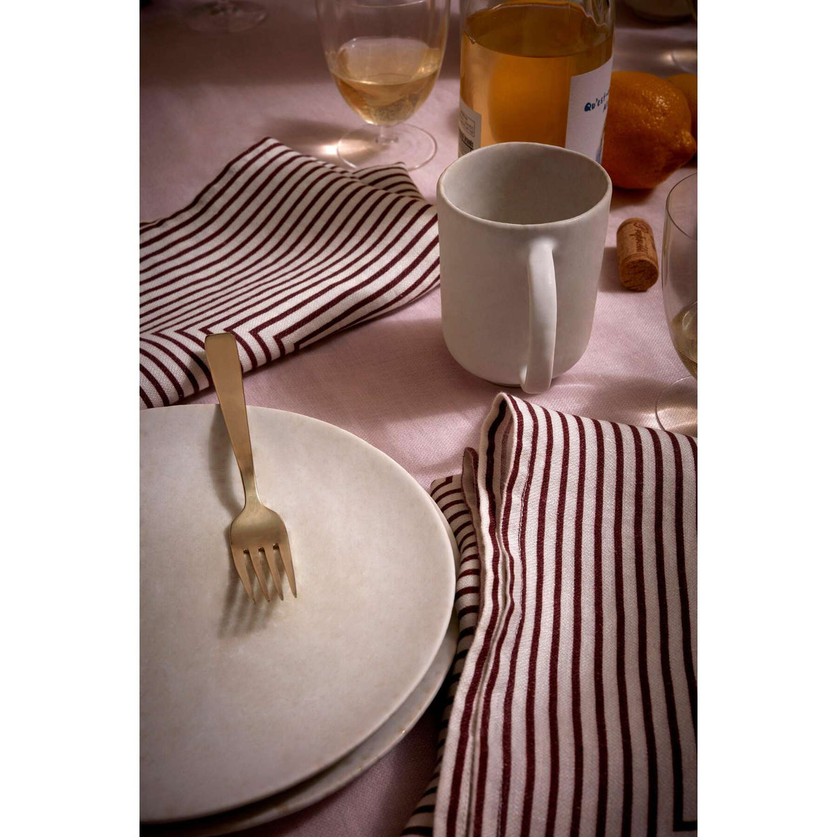 L'Objet Terra Dinner Plate - Stone, alternate view