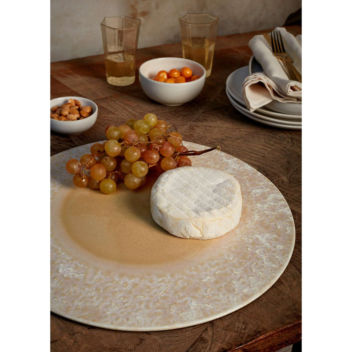 L'Objet Terra Platter / Charger - Dusty Rose Charger & Service Plate, alternate view